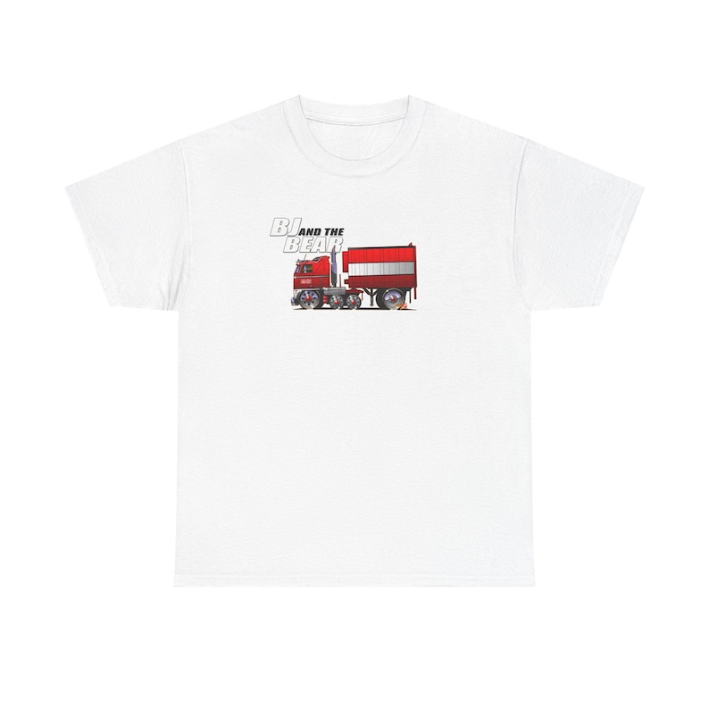 BJ und das BÄR Semi Truck Fireball Art T-Shirt - ein Vielfaches Bild 2