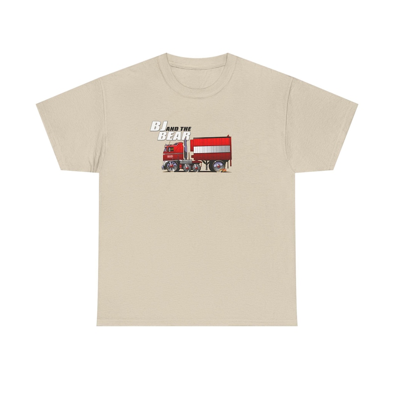 BJ und das BÄR Semi Truck Fireball Art T-Shirt - ein Vielfaches Bild 1