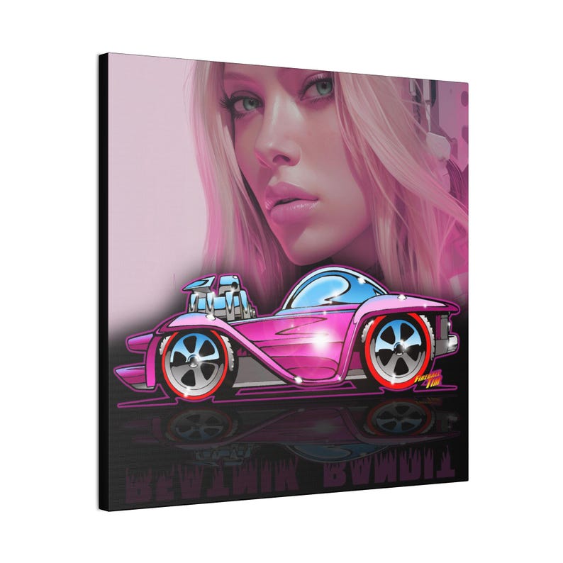 BEATNIK BANDIT Hot Wheels Collectible Fireball Art Canvas Print - 3 Sizes image 10