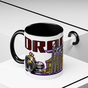 MUNSTERS DRAGULA TV Show Collectible Fireball Art Coffee Mug - 2 Sizes image 6