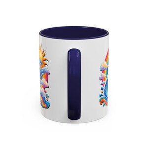 DOLPHIN SPLASH 1 Aquarium Series Fireball Art Coffee Mug - 2 Sizes image 5