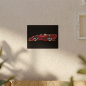 PONTIAC BANSHEE Concept Car Collectible Fireball Art Canvas Print image 7