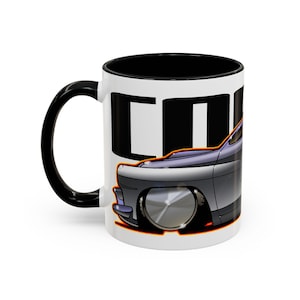 COBRA MERCURY Movie Car Sylvester Stallone Collectible Fireball Art Coffee Mug - 2 Sizes image 1