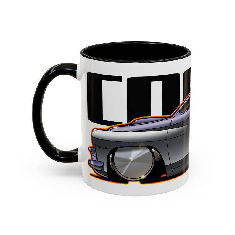 COBRA MERCURY Movie Car Sylvester Stallone Collectible Fireball Art Coffee Mug - 2 Sizes image 1