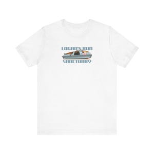 LOGAN'S RUN Sci Fi TV Car Collectible Fireball Art Short Sleeve Tee 12 Colors image 1