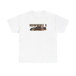 SMOKEY and the BANDIT ポンティアック トランザム ファイアボールアート プレミアムTシャツ - マルチカラー 画像 2