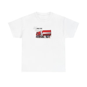 Tee-shirt BJ and THE BEAR, semi-camion boule de feu - Multiples image 1