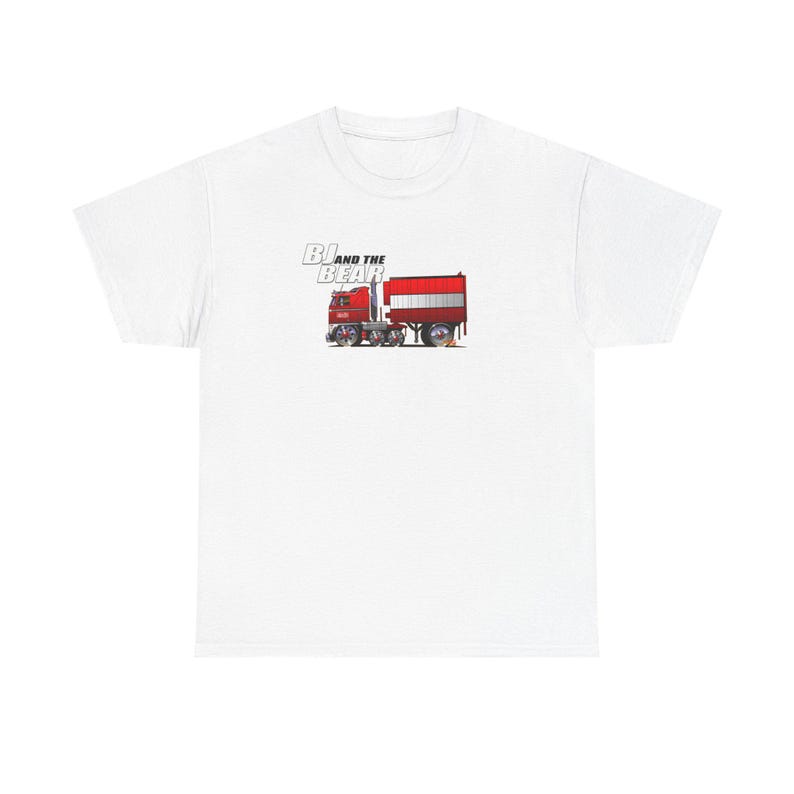 Tee-shirt BJ and THE BEAR, semi-camion boule de feu - Multiples image 1