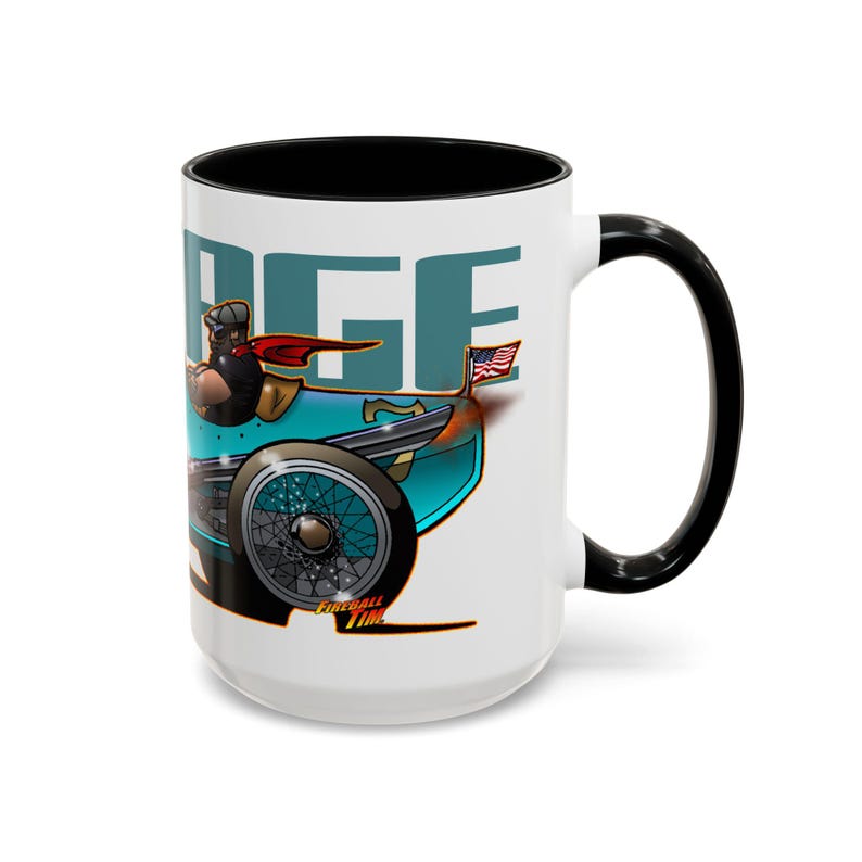 CUSTOM VINTAGE Rennwagen Fireball Art Kaffeetasse - 2 Größen Bild 8