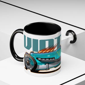 CUSTOM VINTAGE Rennwagen Fireball Art Kaffeetasse - 2 Größen Bild 6