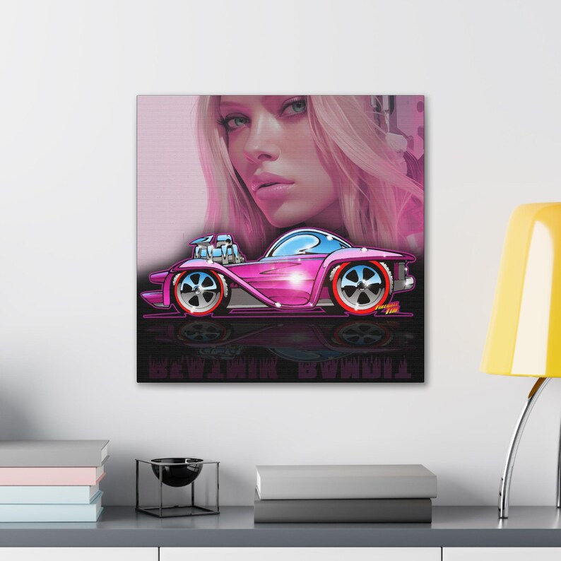 BEATNIK BANDIT Hot Wheels Collectible Fireball Art Canvas Print - 3 Sizes image 11