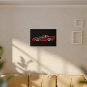 PONTIAC BANSHEE Concept Car Collectible Fireball Art Canvas Print image 19