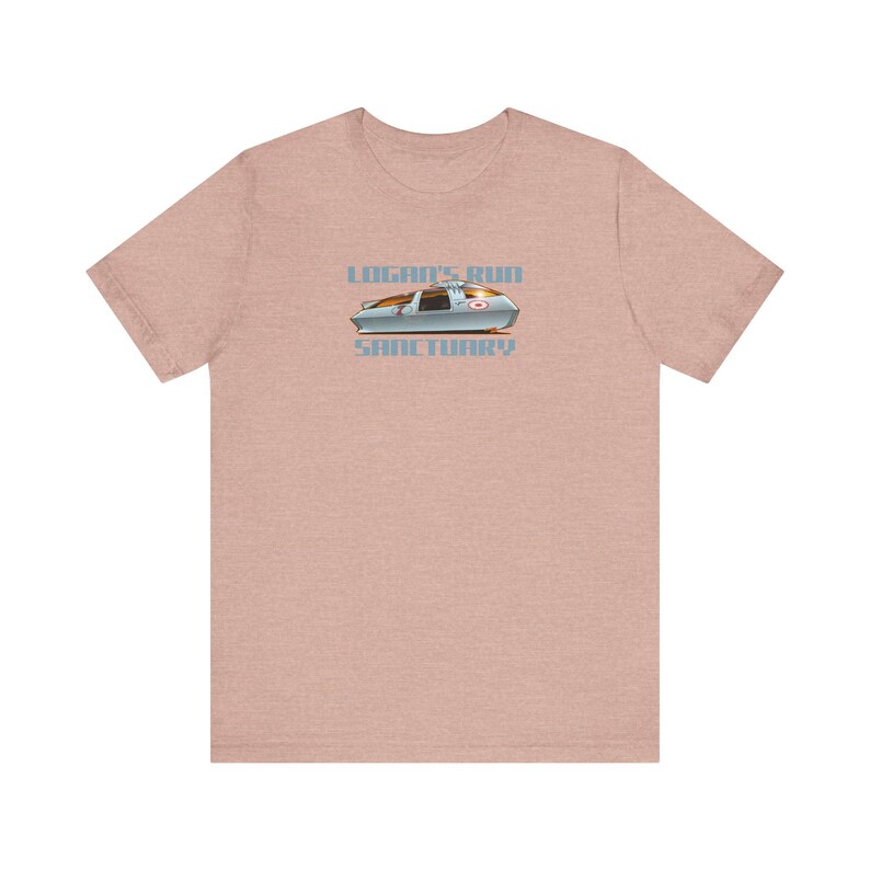 LOGAN'S RUN Sci Fi TV Car Collectible Fireball Art Short Sleeve Tee 12 Colors image 2
