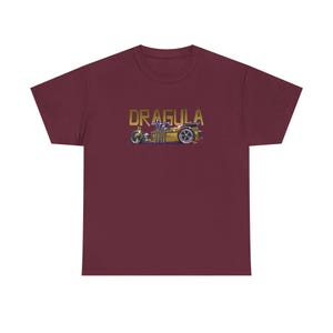 MUNSTERS DRAGULA TV Show Fireball Art Heavy Cotton Tee 13 Colors image 5