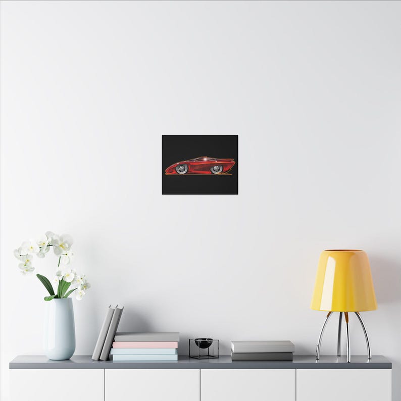 PONTIAC BANSHEE Concept Car Collectible Fireball Art Canvas Print image 4