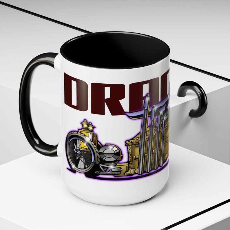 MUNSTERS DRAGULA TV Show Collectible Fireball Art Coffee Mug - 2 Sizes image 12