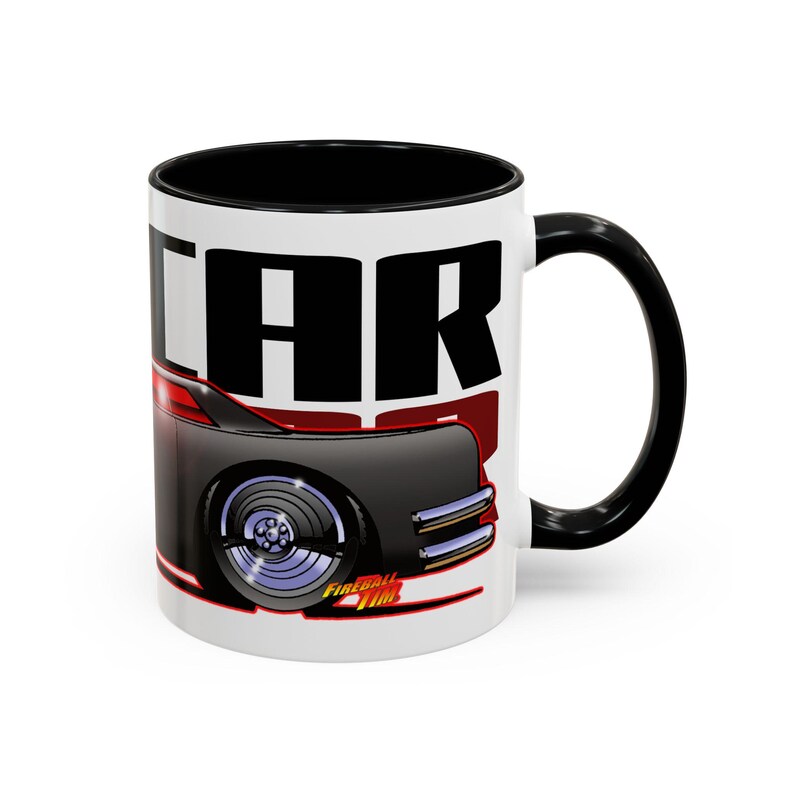 THE CAR Movie Car James Brolin Collectible Fireball Art Coffee Mug - 2 Sizes image 2