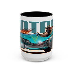 CUSTOM VINTAGE Rennwagen Fireball Art Kaffeetasse - 2 Größen Bild 7