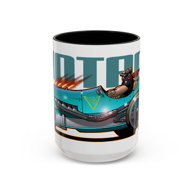 CUSTOM VINTAGE Rennwagen Fireball Art Kaffeetasse - 2 Größen Bild 7