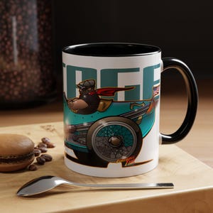 CUSTOM VINTAGE Rennwagen Fireball Art Kaffeetasse - 2 Größen Bild 5