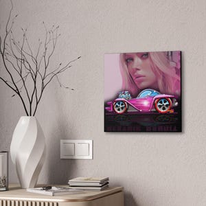 BEATNIK BANDIT Hot Wheels Collectible Fireball Art Canvas Print - 3 Sizes image 8