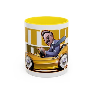 AUTOPIA CLASSIC Walt Disney Fireball Art Collectible Coffee Mug - 2 Sizes image 1
