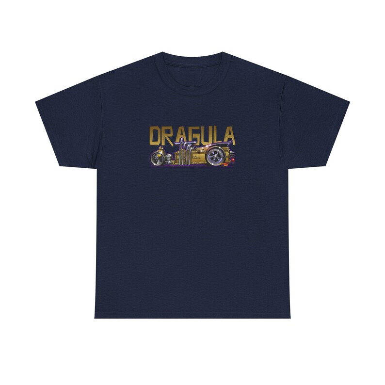 MUNSTERS DRAGULA TV Show Fireball Art Heavy Cotton Tee 13 Colors image 8