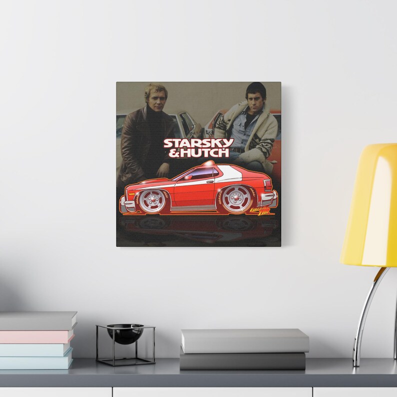 Impresión en lienzo de arte de pared de bola de fuego de STARSKY Y HUTCH imagen 13