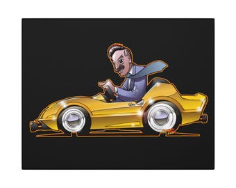AUTOPIA CLASSIC Walt Disney Fireball Art Canvas Print