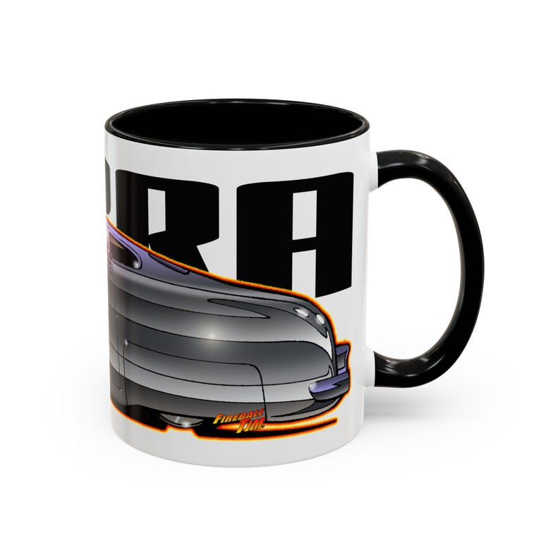 COBRA MERCURY Movie Car Sylvester Stallone Collectible Fireball Art Coffee Mug - 2 Sizes image 3