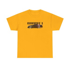 SMOKEY and the BANDIT ポンティアック トランザム ファイアボールアート プレミアムTシャツ - マルチカラー 画像 4