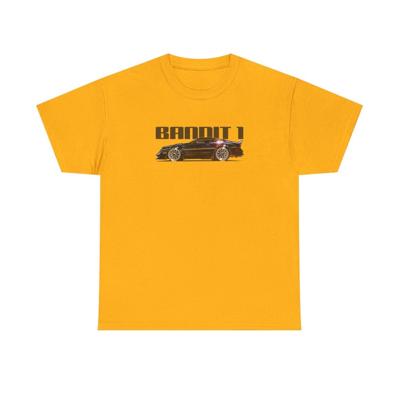 SMOKEY and the BANDIT ポンティアック トランザム ファイアボールアート プレミアムTシャツ - マルチカラー 画像 4