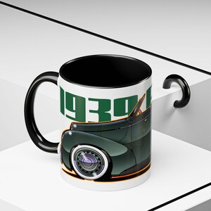 FORD DELUXE 1939 Cabrio Feuerball Kunst Kaffeetasse 2 Größen Bild 6