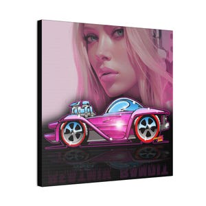 BEATNIK BANDIT Hot Wheels Collectible Fireball Art Canvas Print - 3 Sizes image 6