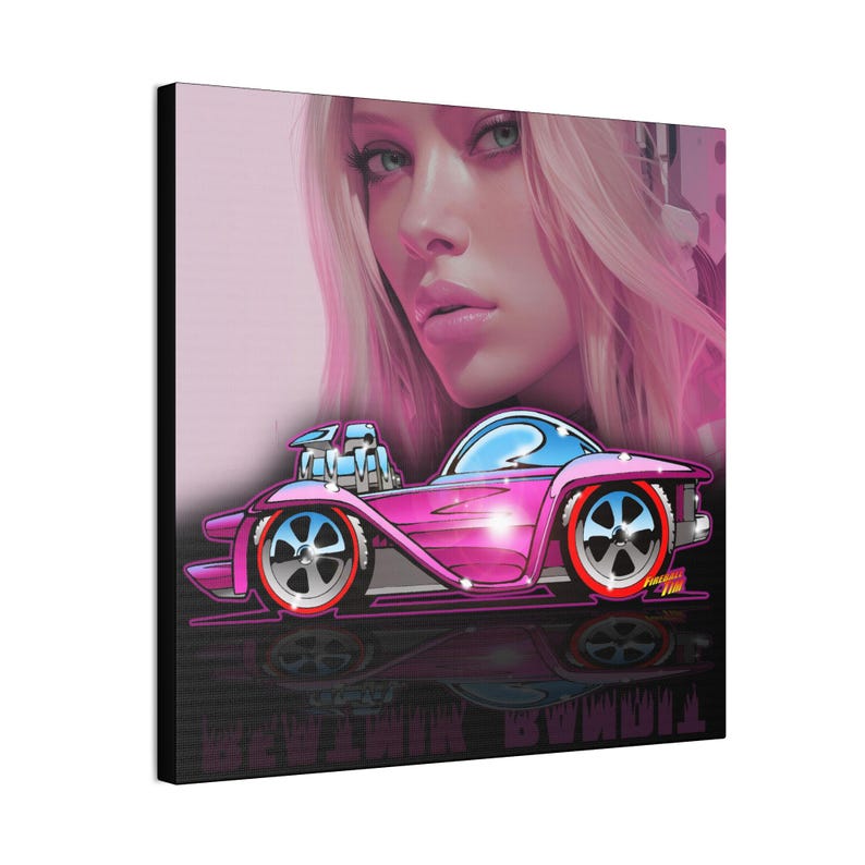 BEATNIK BANDIT Hot Wheels Collectible Fireball Art Canvas Print - 3 Sizes image 6