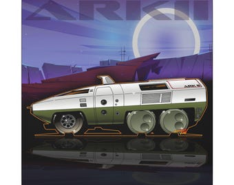 ARK II TV Show Car Canvas Art Print - 2 Sizes