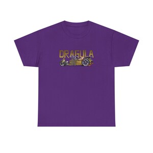 Camiseta de algodón grueso con diseño de bola de fuego de la serie de televisión MUNSTERS DRAGULA, 13 colores imagen 9