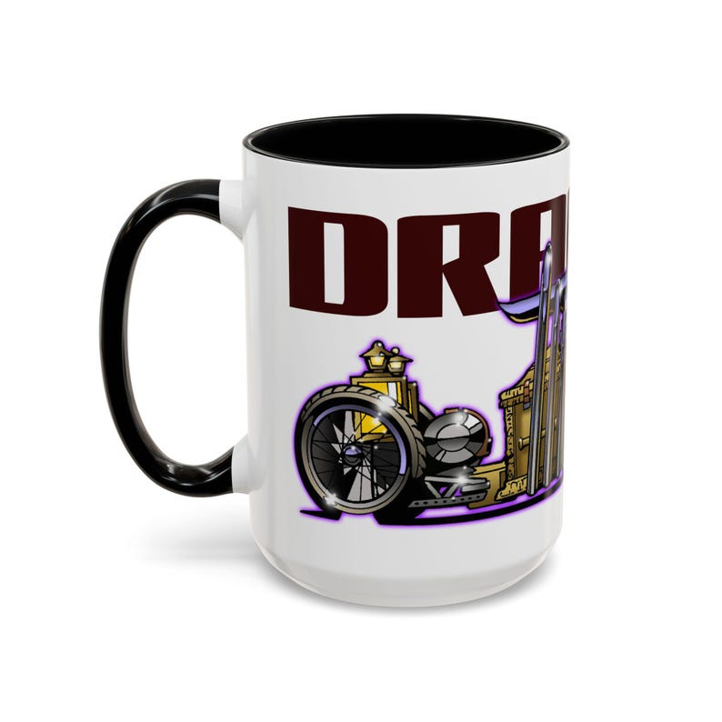 MUNSTERS DRAGULA TV Show Collectible Fireball Art Coffee Mug - 2 Sizes image 9