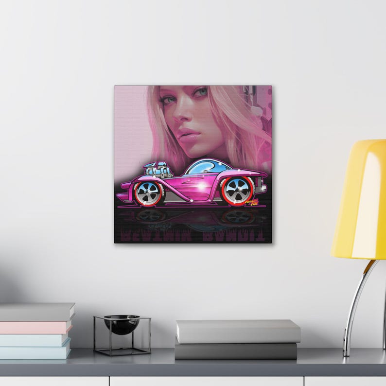 BEATNIK BANDIT Hot Wheels Collectible Fireball Art Canvas Print - 3 Sizes image 7
