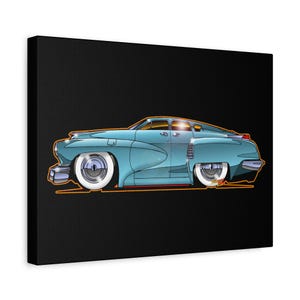 TUCKER TORPEDO 48 Collectible Fireball Art Canvas Print image 7