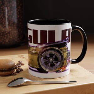MUNSTERS DRAGULA TV Show Collectible Fireball Art Coffee Mug - 2 Sizes image 5