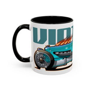 CUSTOM VINTAGE Rennwagen Fireball Art Kaffeetasse - 2 Größen Bild 1