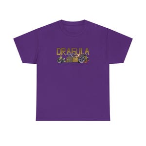 MUNSTERS DRAGULA TV Show Fireball Art Heavy Cotton Tee 13 Colors image 9