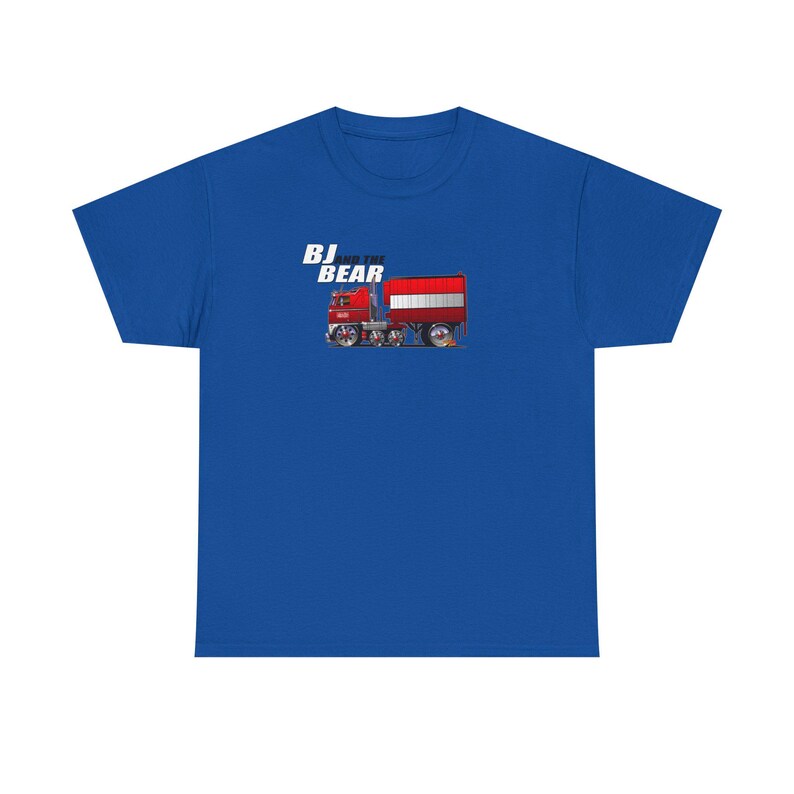 BJ und das BÄR Semi Truck Fireball Art T-Shirt - ein Vielfaches Bild 7