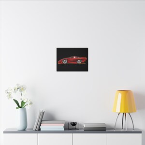PONTIAC BANSHEE Concept Car Collectible Fireball Art Canvas Print image 8