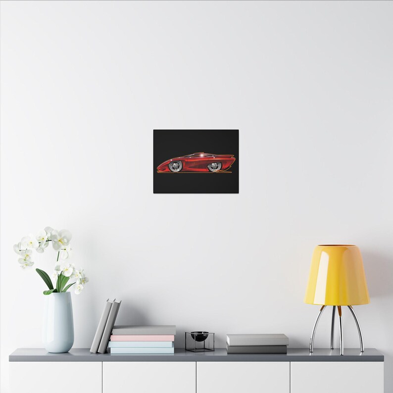 PONTIAC BANSHEE Concept Car Collectible Fireball Art Canvas Print image 8
