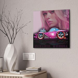 BEATNIK BANDIT Hot Wheels Collectible Fireball Art Canvas Print - 3 Sizes image 12