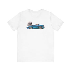 The MAN from U.N.C.L.E. Piranha TV Car Fireball Jersey Short Sleeve Tee Shirt - Multiple Colors image 2