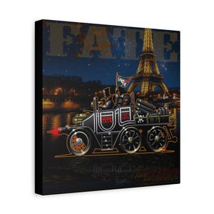 THE GREAT RACE Professor Fate Hannibal 8 Fireball Art Canvas Wall Print image 3