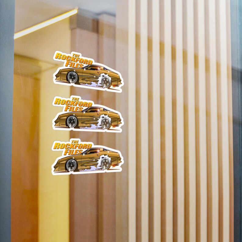 THE ROCKFORD FILES Pontiac Fireball Art Decal Stickers - 4 Sizes image 14